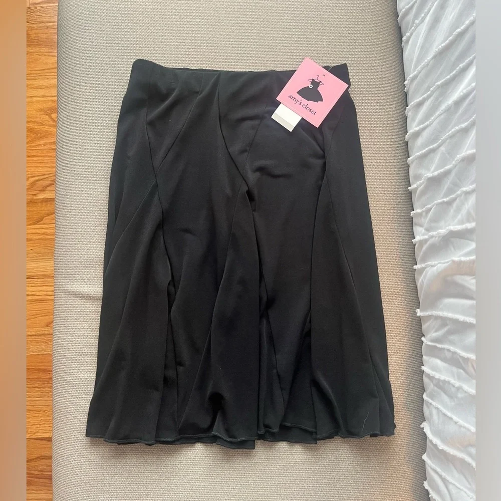 NWT Amy’s Closet Black Swing Skirt